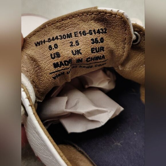 Keds Leather Champion MLB  Pennant Baseball Sneakers Shoes Sz 5 Vintage - Picture 15 of 16